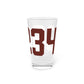 06234 Brooklyn Connecticut Zip Code Pint Glass, 16oz