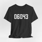 06043 Bolton CT Zip Code Unisex Jersey Short Sleeve T-Shirt