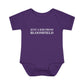Just a kid from Bloomfield Infant Baby Rib Bodysuit
