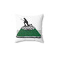 Minuteman Holiday Lights Spun Polyester Square Pillow