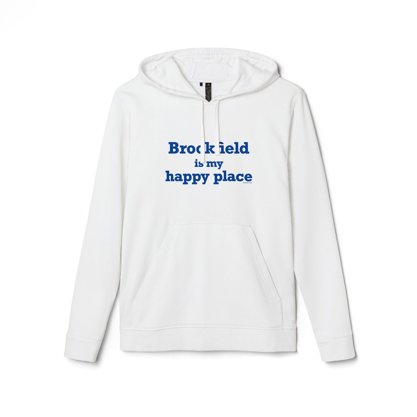 Brookfield Is My Happy Place adidas Unisex Fleece Hoodie Sweatshirt