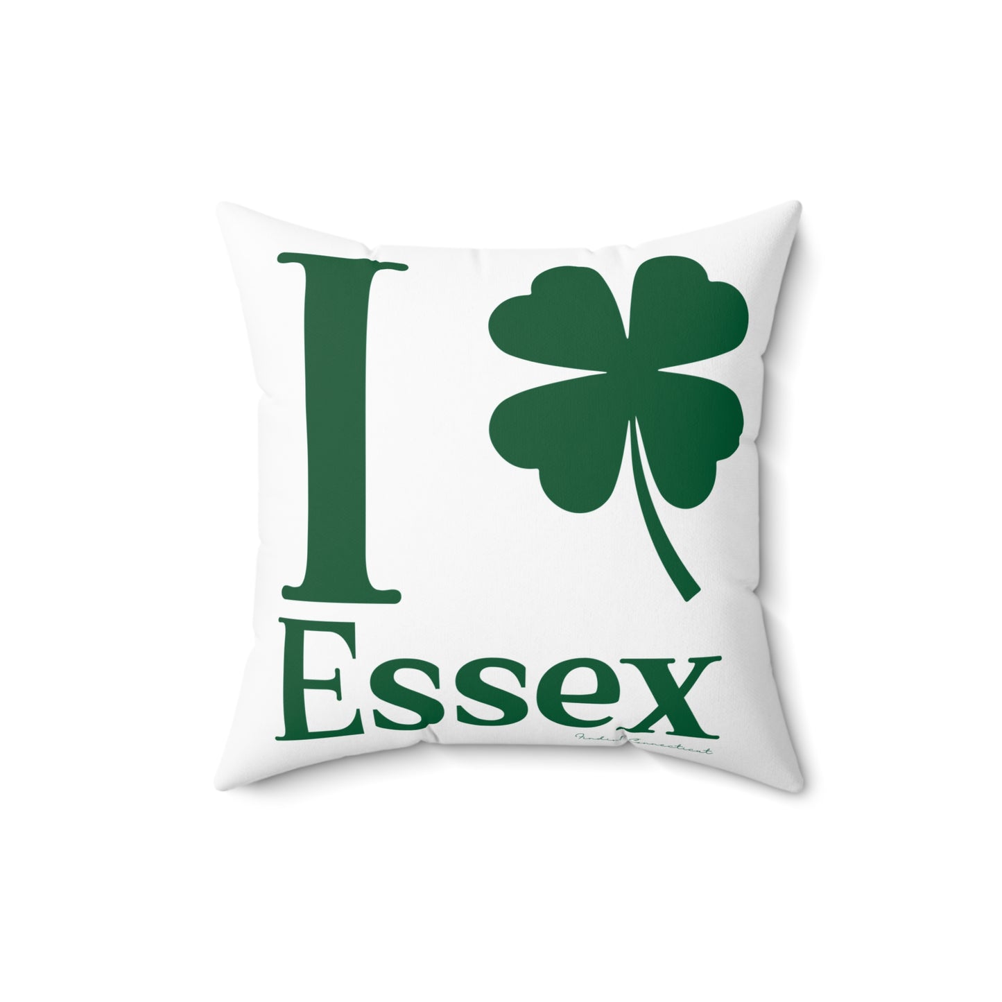 I Clover Essex Spun Polyester Square Pillow