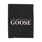 Copy of Just a kid listening to Goose  - Peach & Pink Velveteen Plush Blanket