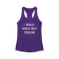 I Really Really Miss Sterling Women's Ideal Racerback Tank Top