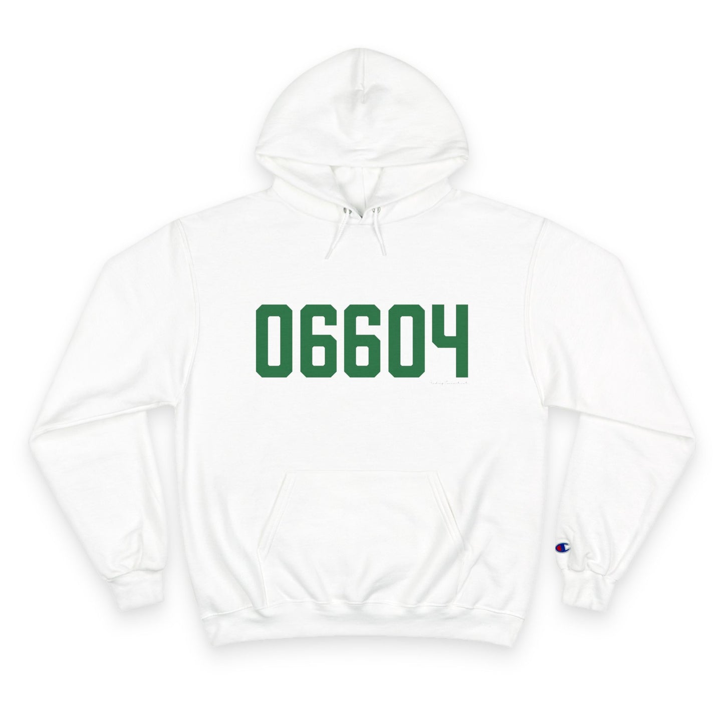 06604 Bridgeport Connecticut Zip Code Champion Hoodie Sweatshirt
