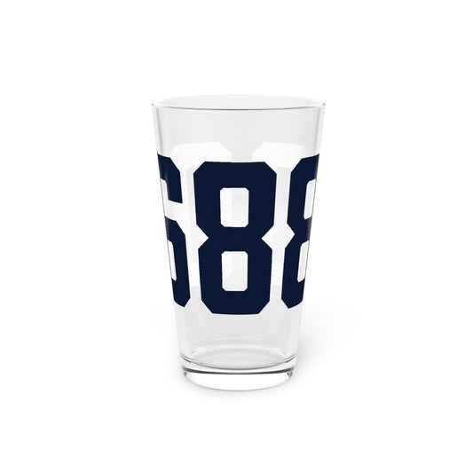 06880 Westport Connecticut Zip Code Pint Glass, 16oz