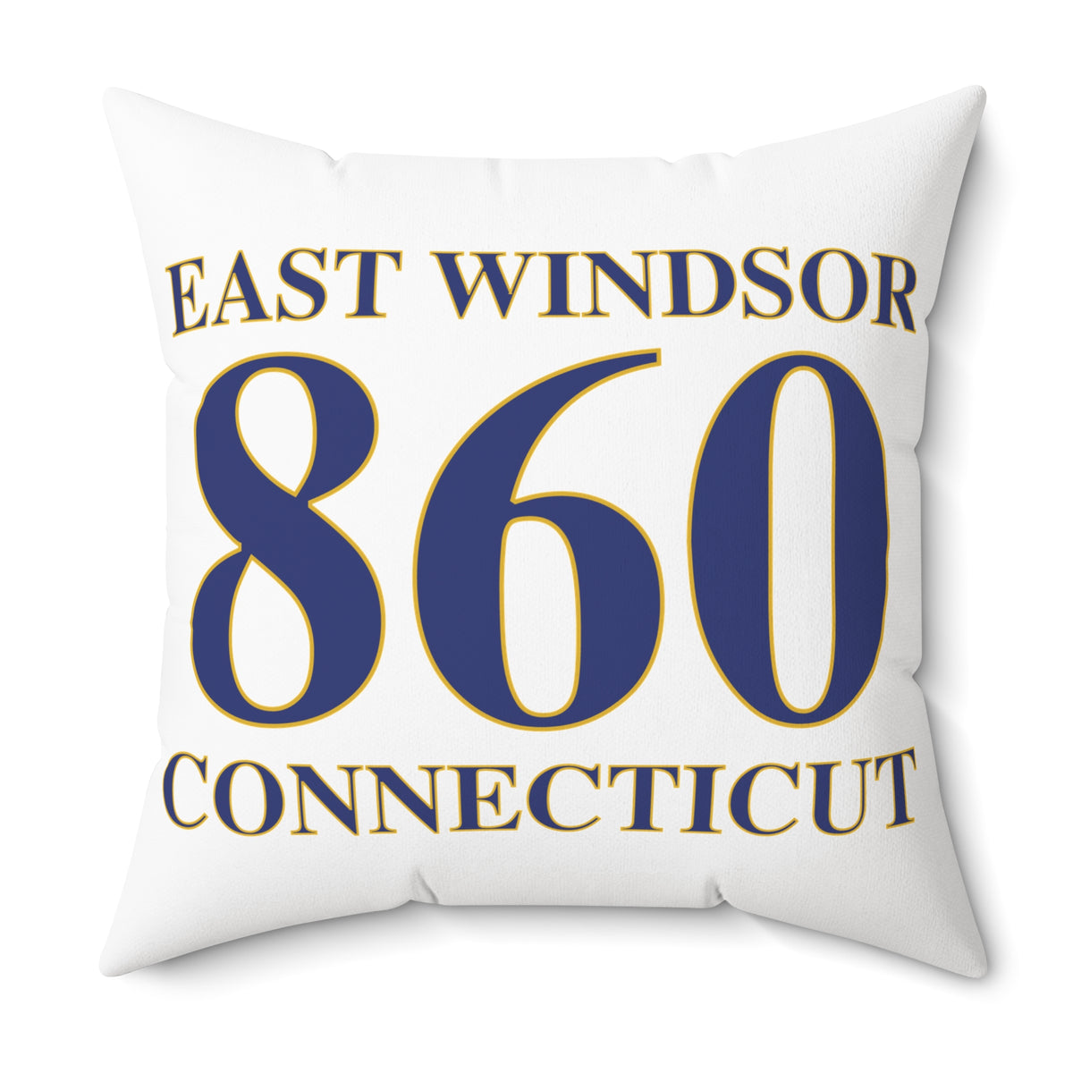 East Windsor 860 Connecticut Polyester Square Pillow