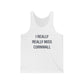 I Really Really Miss Cornwall Unisex Jersey Tank Top