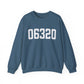 06320 - New London Connecticut Zip Code  Unisex Heavy Blend™ Crewneck Sweatshirt