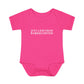 Just a kid from Barkhamsted Infant Baby Rib Bodysuit