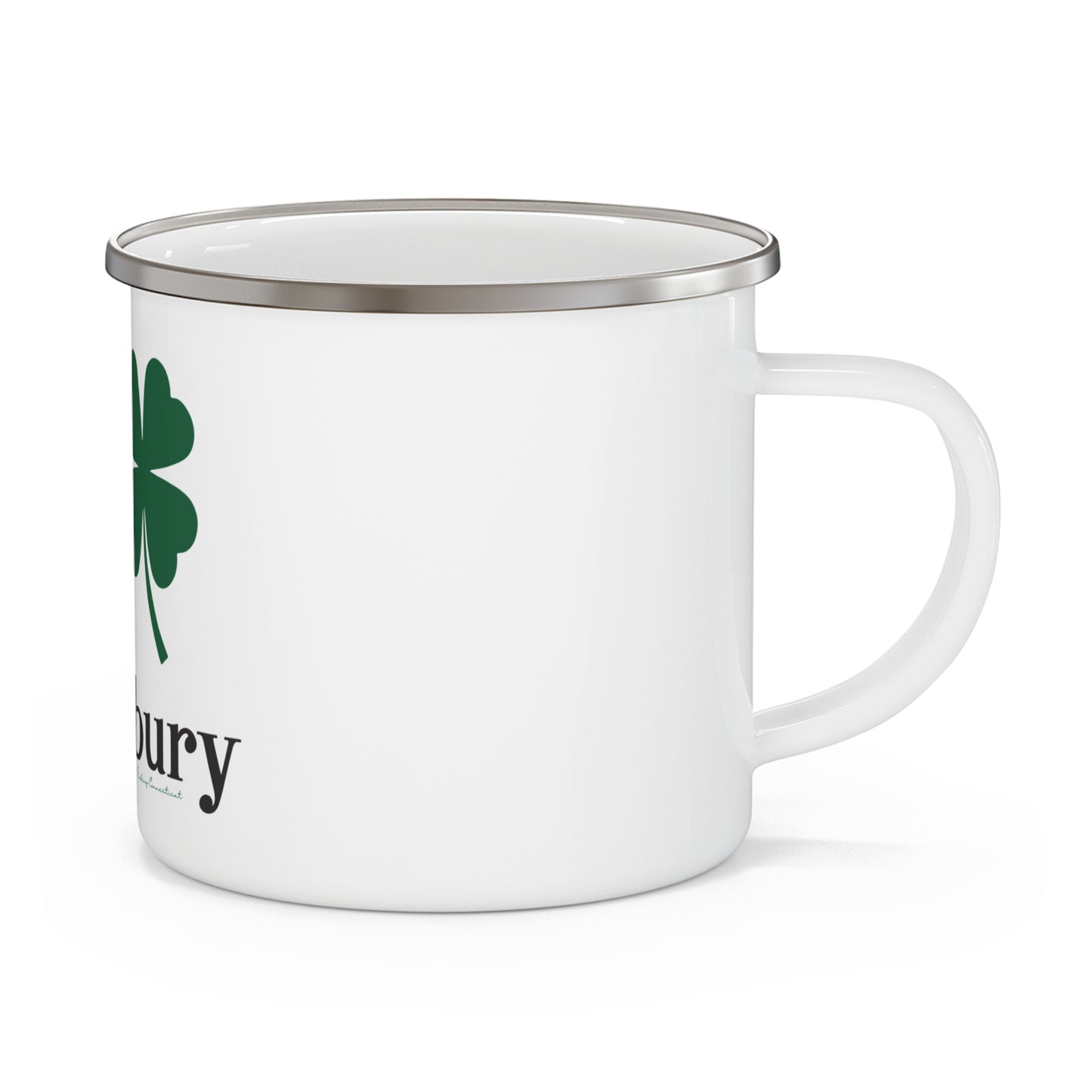 I Clover Middlebury Enamel Camping Mug