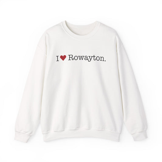I Heart Rowayton. Unisex Heavy Blend™ Crewneck Sweatshirt