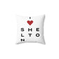 Shelton Vision Spun Polyester Square Pillow
