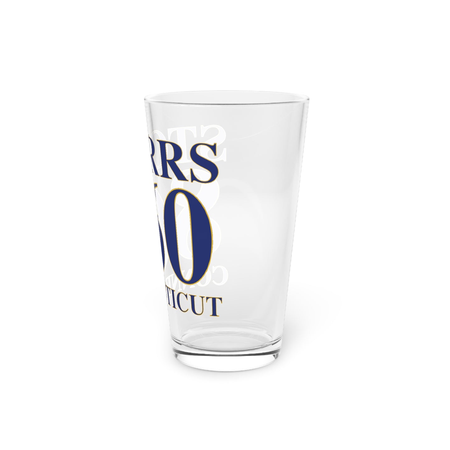 Storrs 860 Connecticut Pint Glass, 16oz