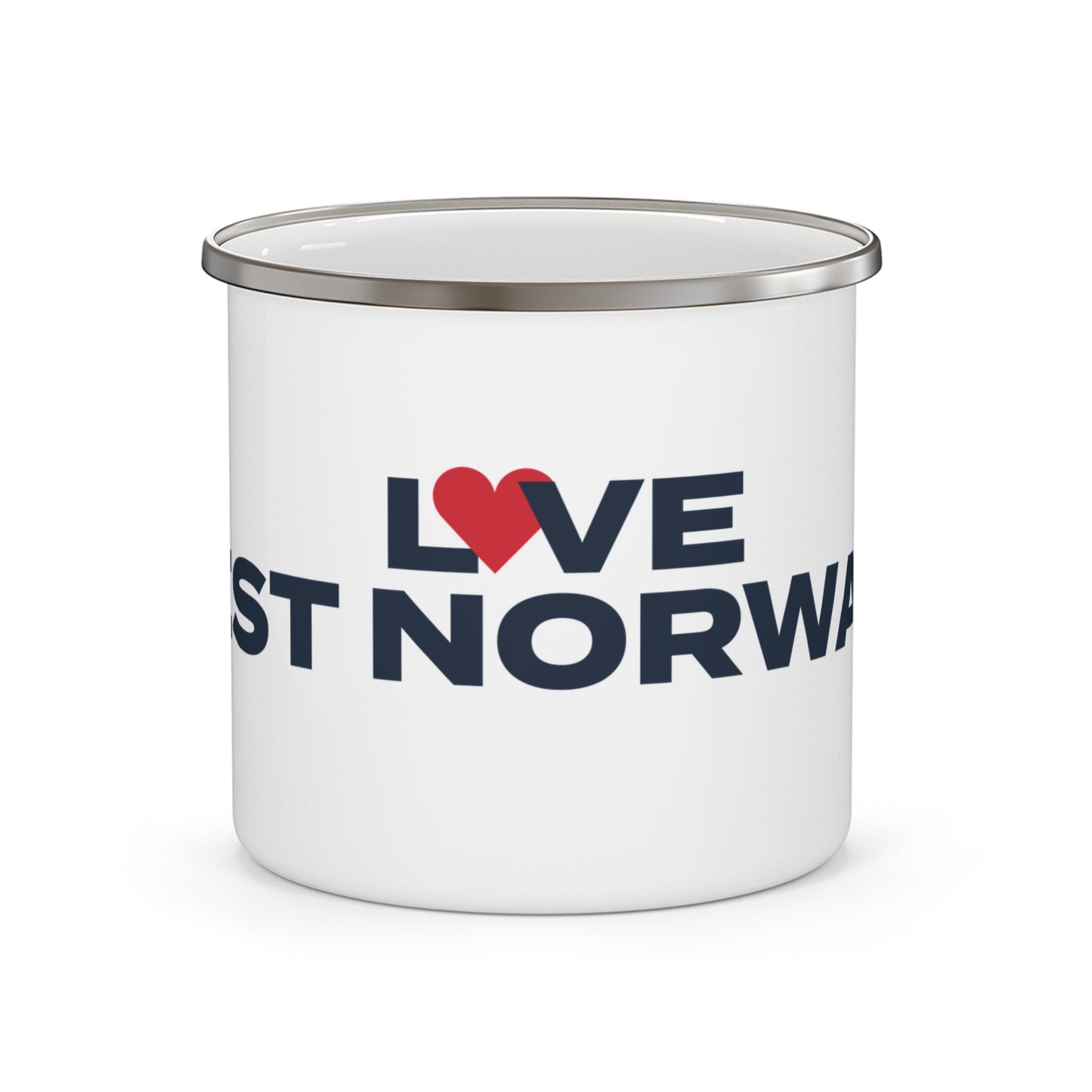 Love West Norwalk Enamel Camping Mug