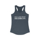 Just a kid from Hebron Women's Ideal Racerback Tank Top