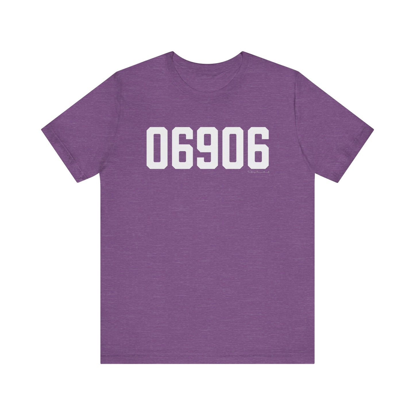 06906 Stamford CT Zip Code Unisex Jersey Short Sleeve T-Shirt