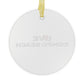 Love Compo Beach Glass Ornaments