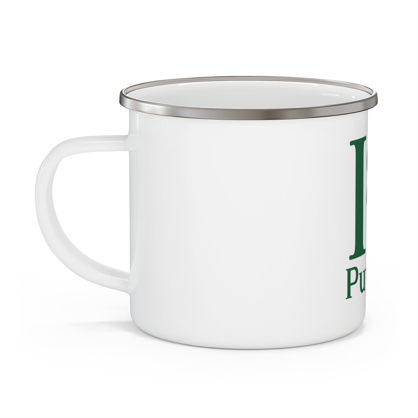 I Clover Putnam Enamel Camping Mug