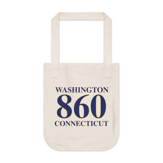 Washington 860 Connecticut Organic Canvas Tote Bag
