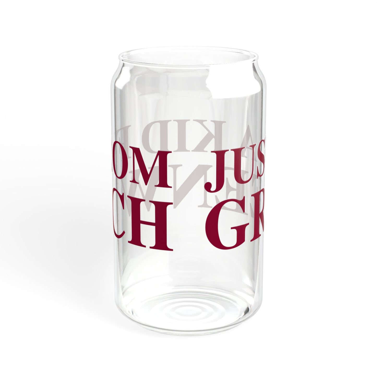 Just a kid from Greenwich Sipper Glass, 16oz