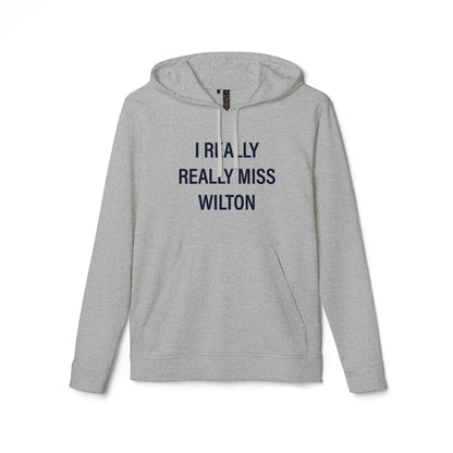 I Really Really Miss Wilton adidas Unisex Fleece Hoodie