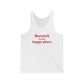 Norwich is My Happy Place Unisex Jersey Tank Top