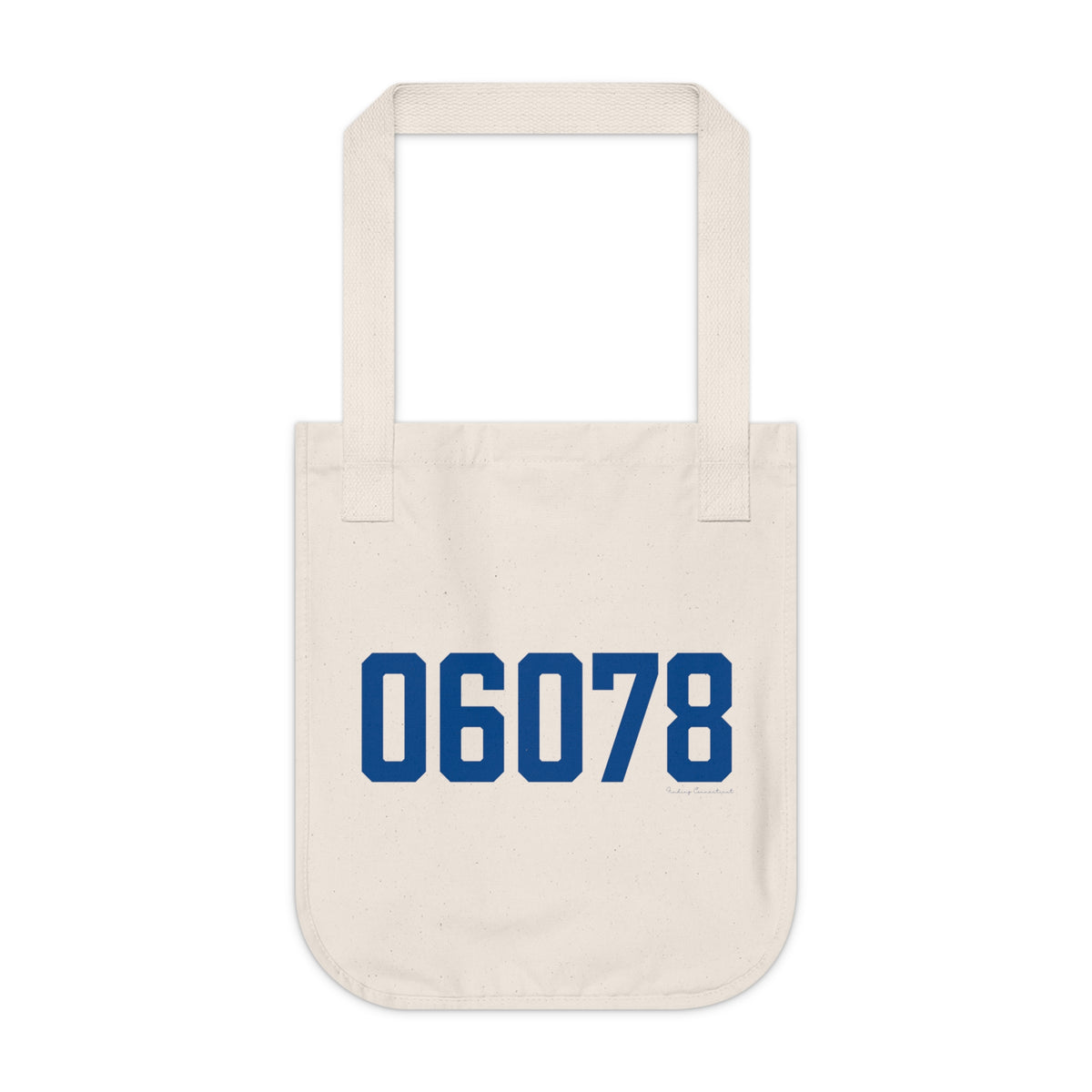 06078 Suffield Connecticut Zip Code Organic Canvas Tote Bag