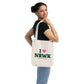 I Heart NRWK Organic Canvas Tote Bag