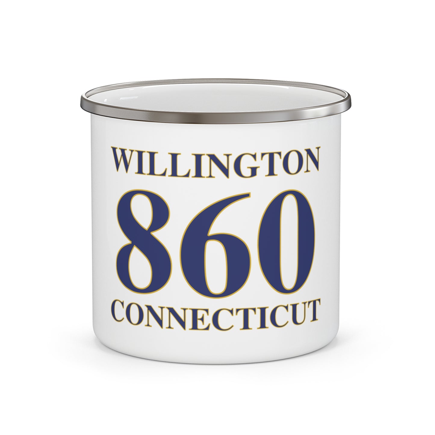 Willington 860 Connecticut Enamel Camping Mug