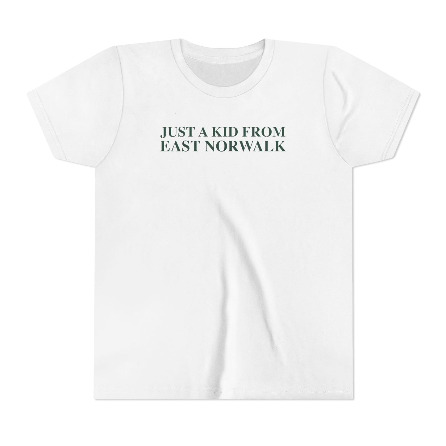 Just a kid from East Norwalk Youth Short Sleeve T-Shirt