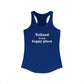 Tolland is My Happy Place Women's Ideal Racerback Tank Top
