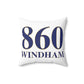 860 Windham Spun Polyester Square Pillow