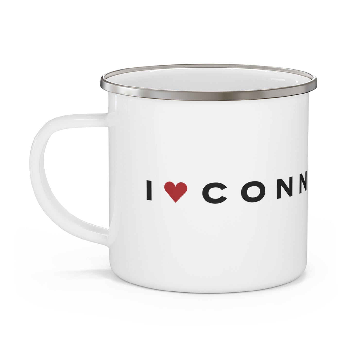 Connecticut Vision Enamel Camping Mug