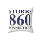 Storrs 860 Connecticut Spun Polyester Square Pillow