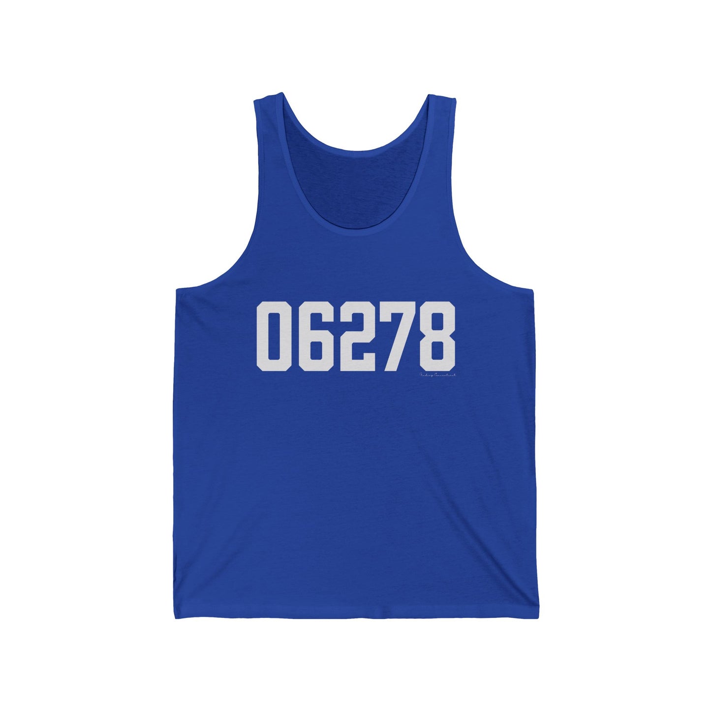 06278 Ashford CT Zip Code Unisex Jersey Tank Top