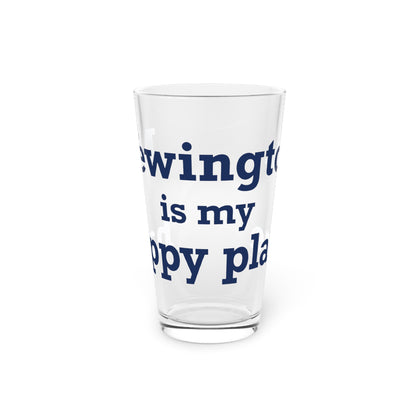 Newington is My Happy Place Pint Glass, 16oz