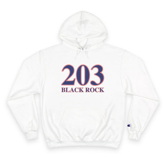 203 Black Rock Red White & Blue Champion Hoodie