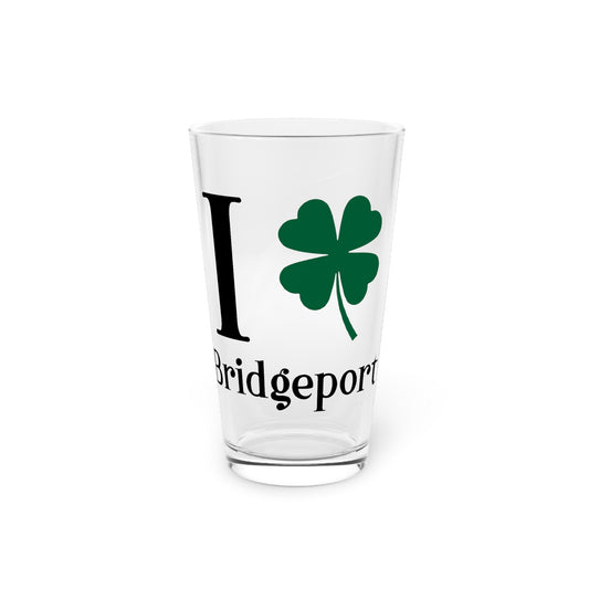 I Clover Bridgeport Pint Glass, 16oz