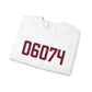 06074 - South Windsor Connecticut Zip Code Unisex Heavy Blend™ Crewneck Sweatshirt