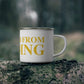 Just a kid from Redding Enamel Camping Mug