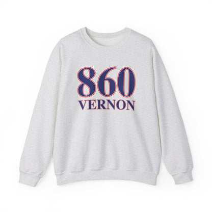 860 Vernon Red White & Blue Unisex Heavy Blend™ Crewneck Sweatshirt