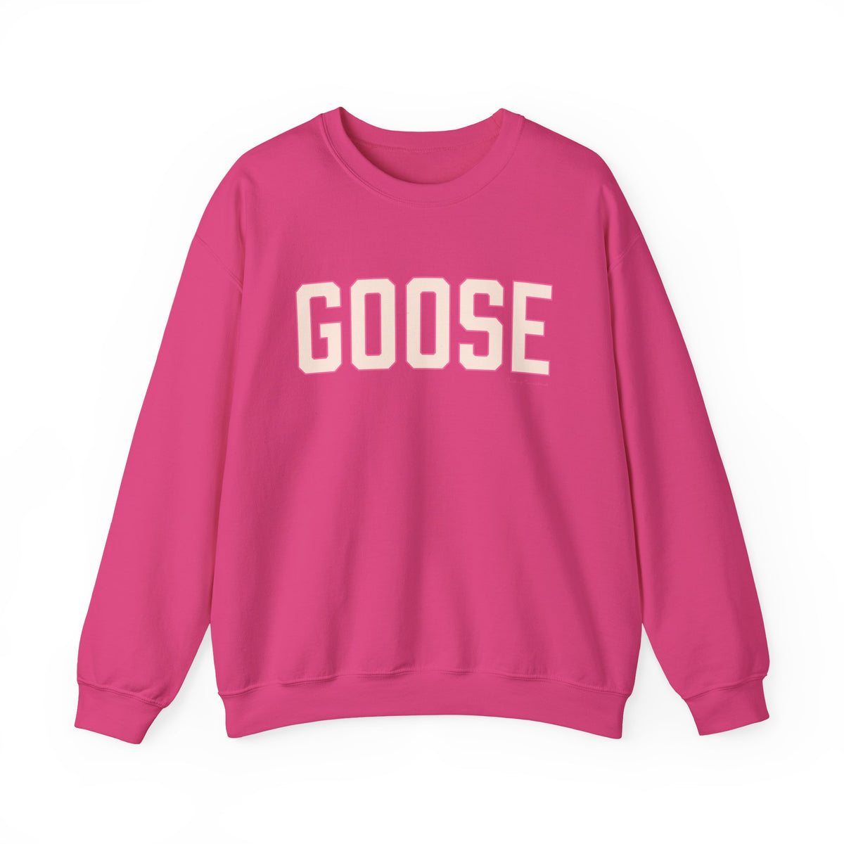 Goose Zip Code Peach & Pink Unisex Heavy Blend™ Crewneck Sweatshirt