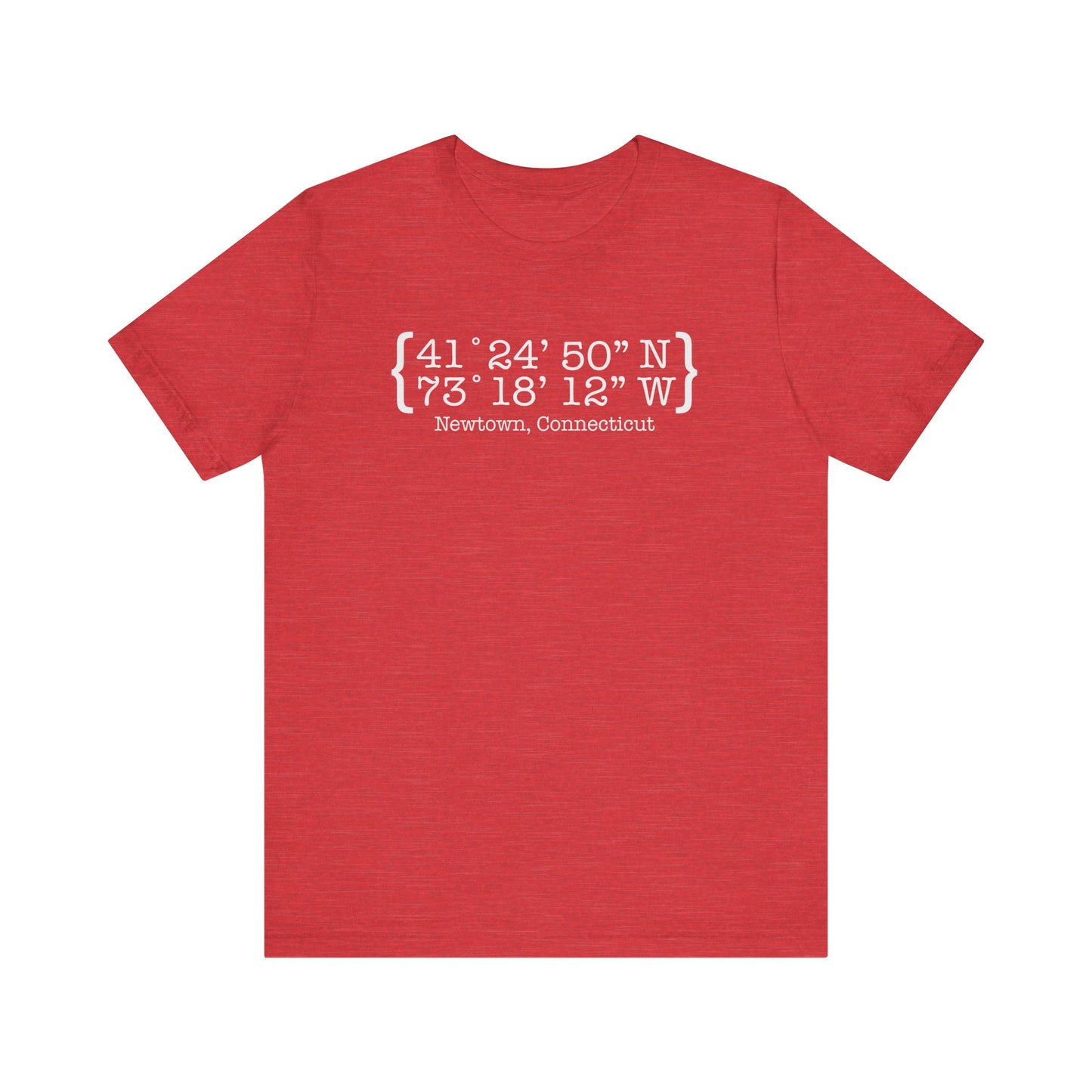 Newtown Coordinates Unisex Jersey Short Sleeve T-Shirt