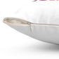 203 Seymour Red White & Blue Spun Polyester Square Pillow