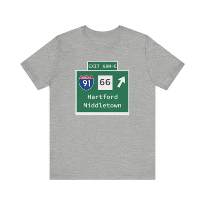 Vintage WCP Exit 68N-E Sign Unisex Jersey Short Sleeve T-Shirt
