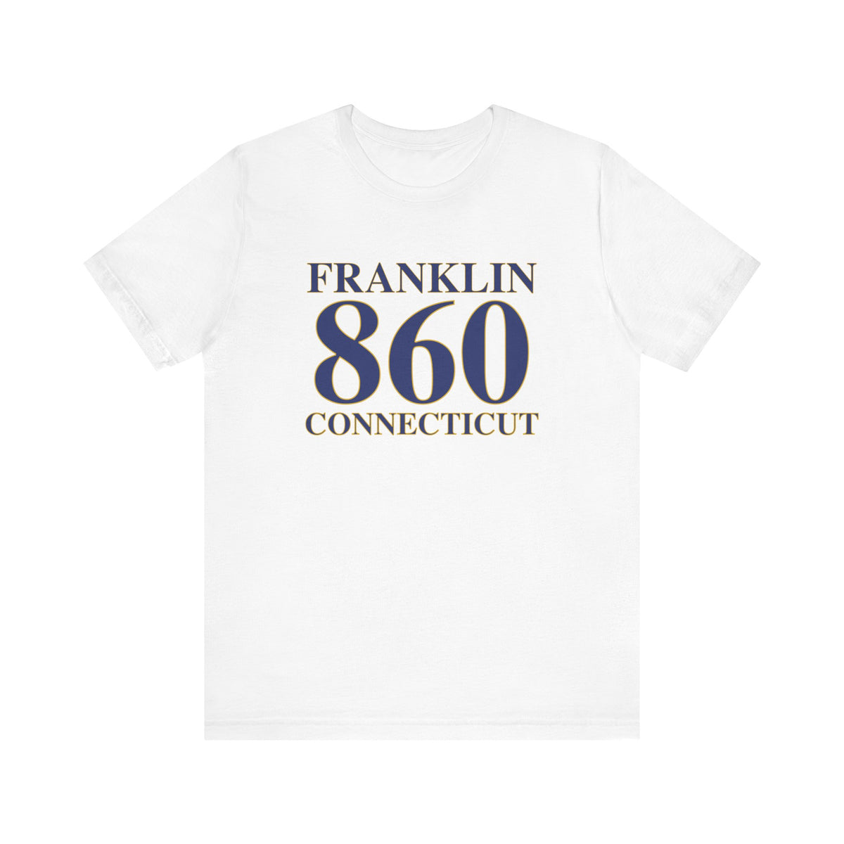 Franklin 860 Connecticut Unisex Jersey Short Sleeve T-Shirt