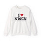 I Heart NWCN Unisex Heavy Blend™ Crewneck Sweatshirt