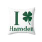 I Clover Hamden Spun Polyester Square Pillow