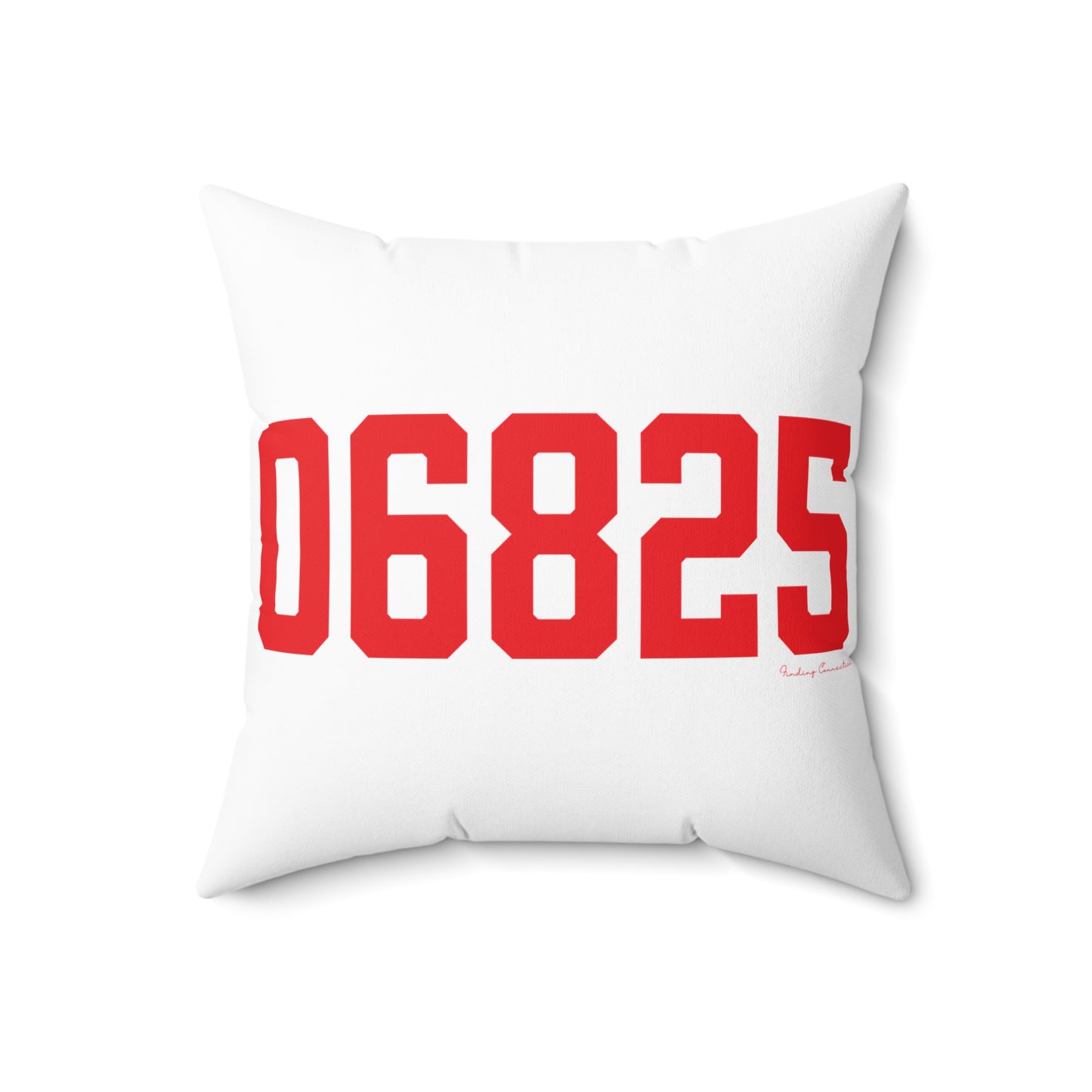 06825 Fairfield Connecticut Zip Code Spun Polyester Square Pillow